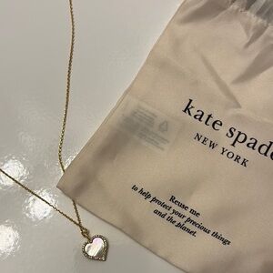 Kate Spade Gold Heart Pendant Necklace